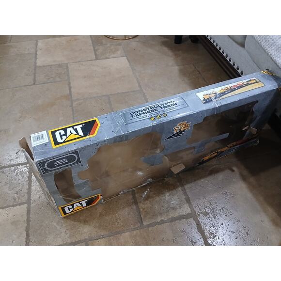 STORAGE BOX For 2014 Toy State CAT Caterpillar Construction Express Train Empty - Picture 2 of 16